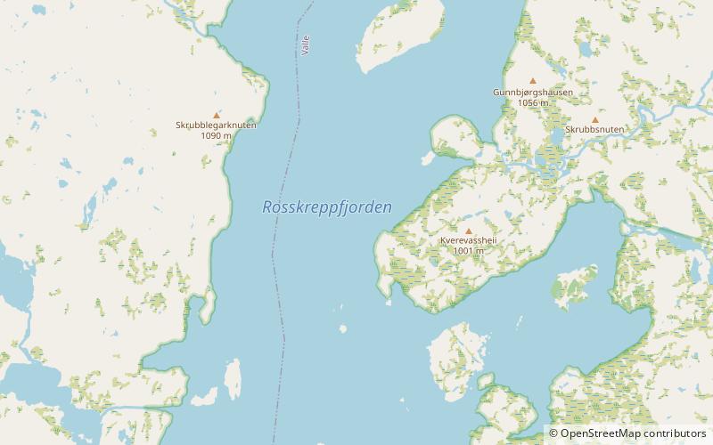 Rosskreppfjorden location map