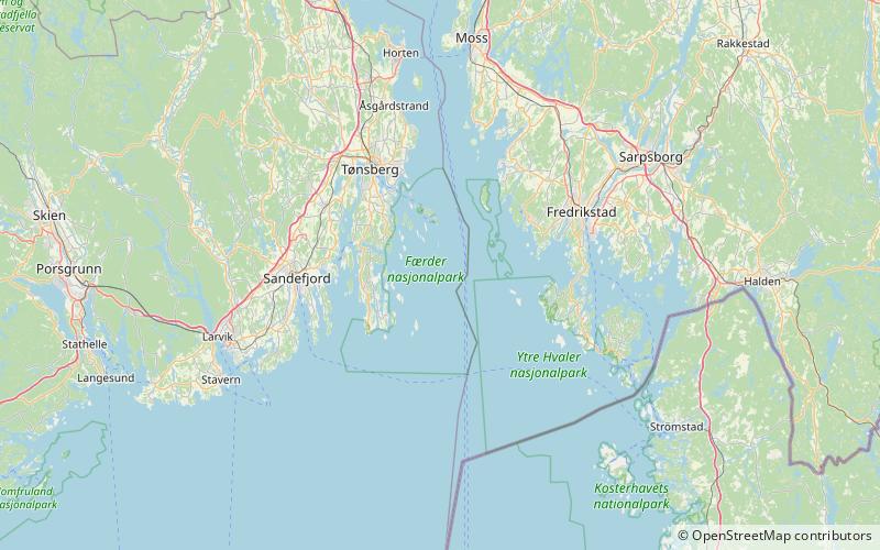 Ytre Oslofjord location map
