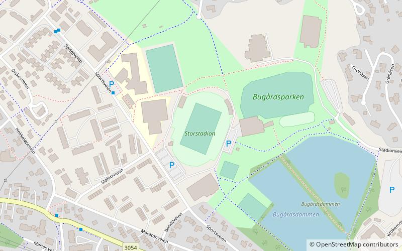 Storstadion location map