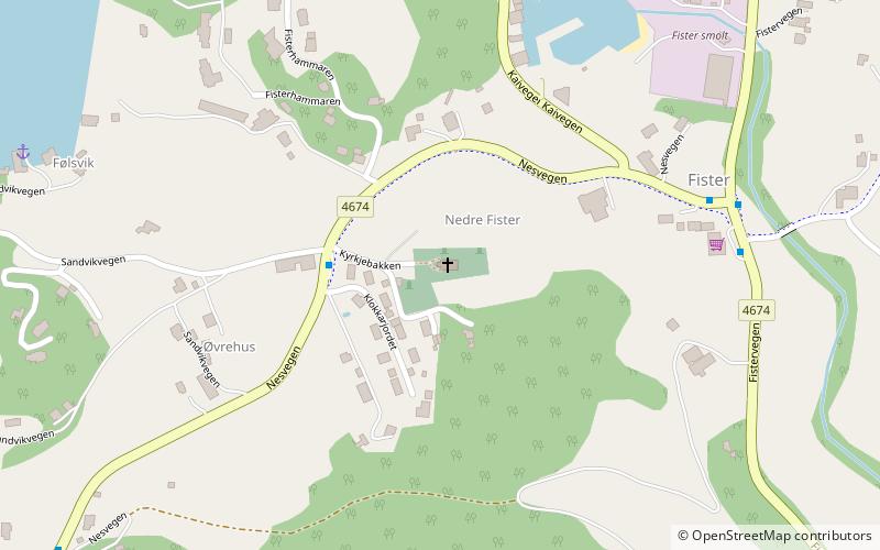 Fister Church location map