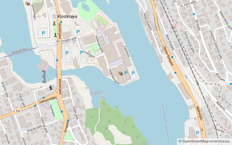 Teater Ibsen location map