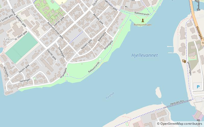 Bakkestranda location map
