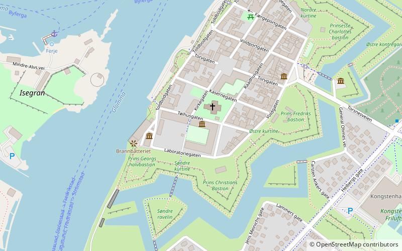 Fredrikstad Museum location map