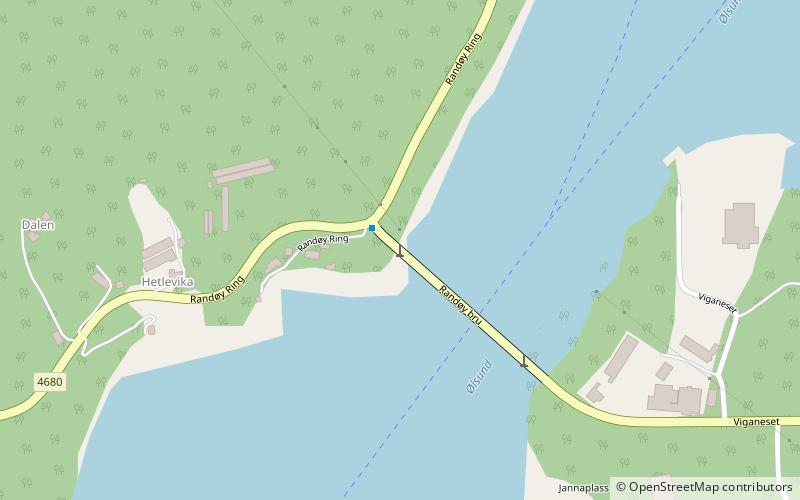Randøy Bridge location map