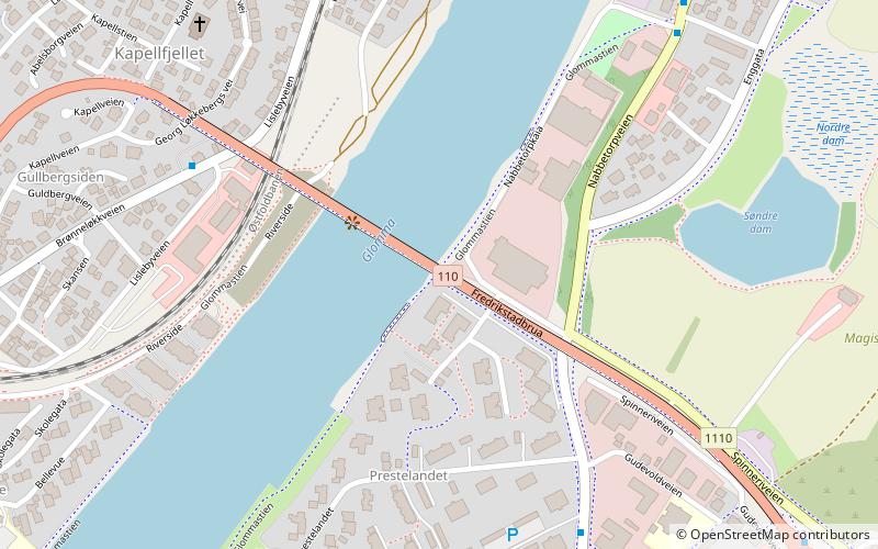 Fredrikstad-Brücke location map