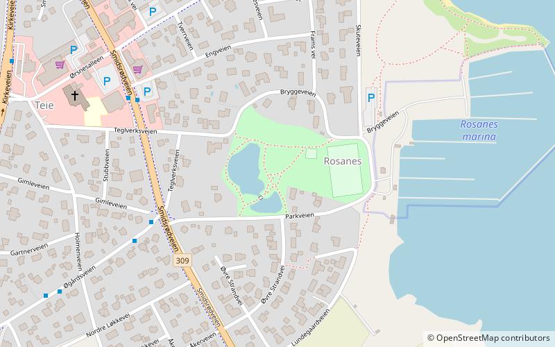 Rosahaugparken location map