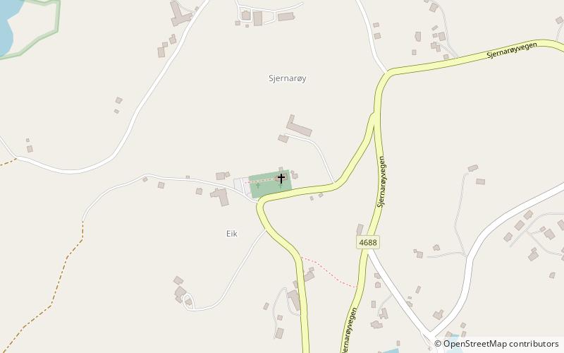Sjernarøy Church location map