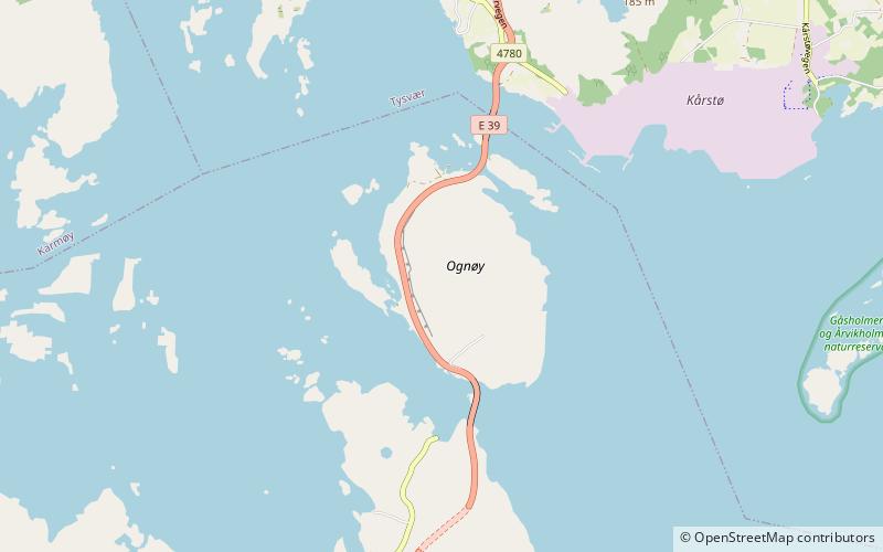 Ognøya location map