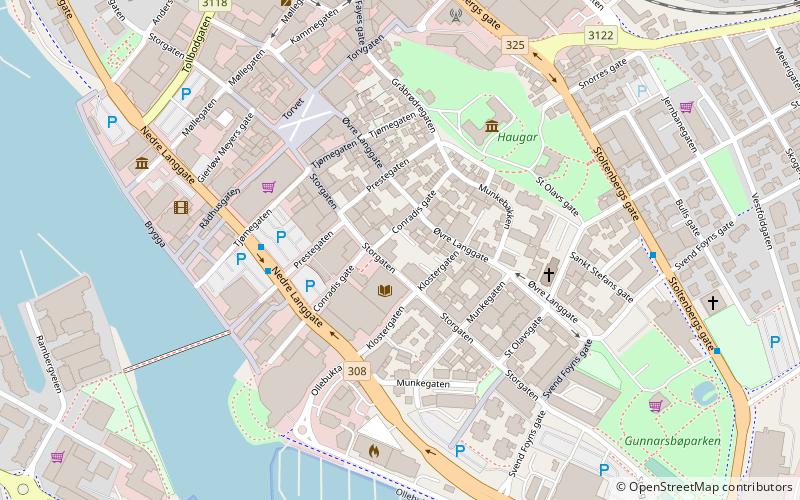St. Olav's Abbey location map