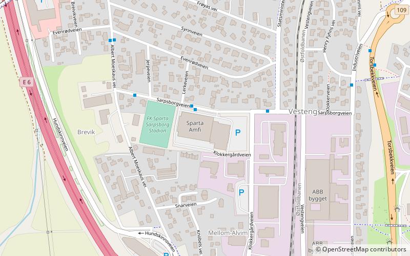 sparta amfi sarpsborg location map