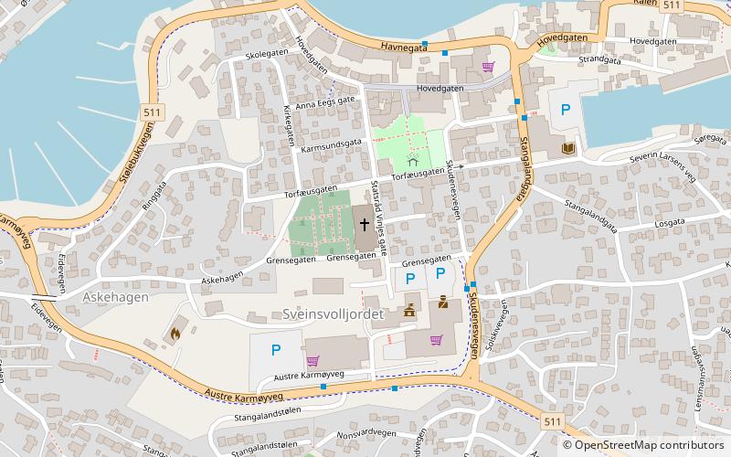 Kopervik kirke location map