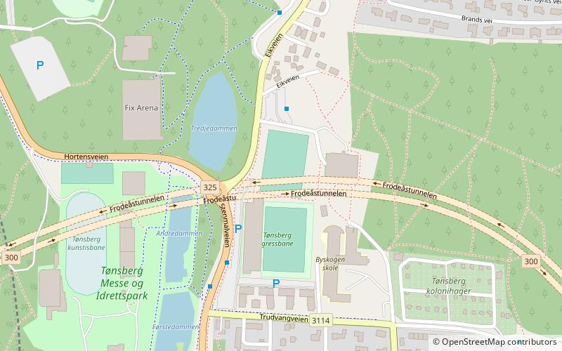 Tønsberg Gressbane location map