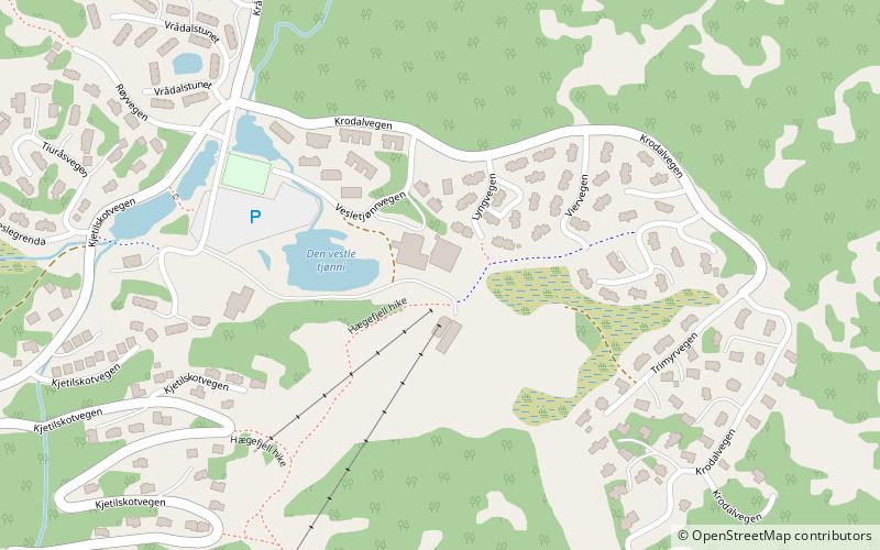 Vrådal Panorama Ski Centre location map