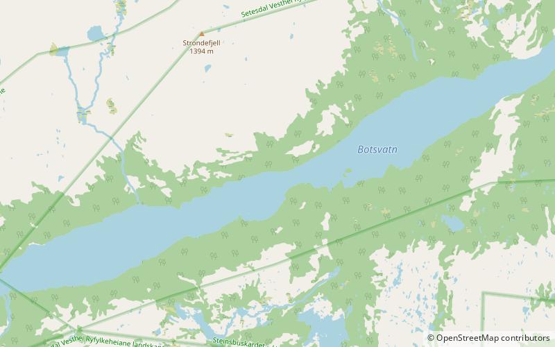 botsvatn location map