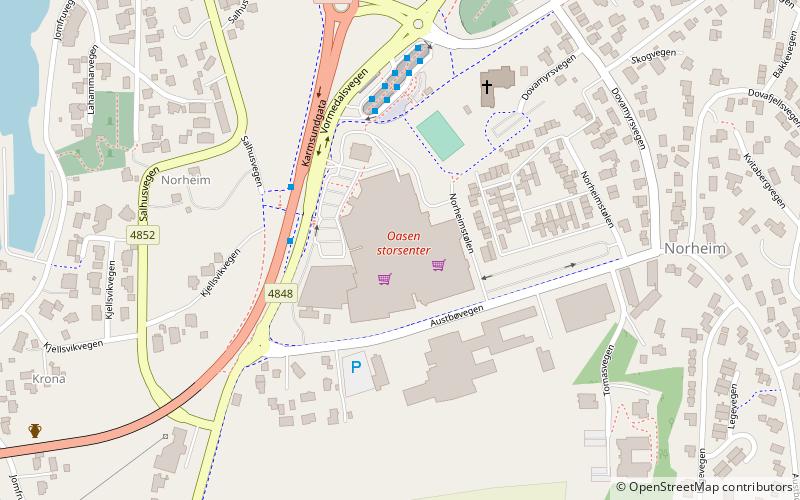 Oasen location map