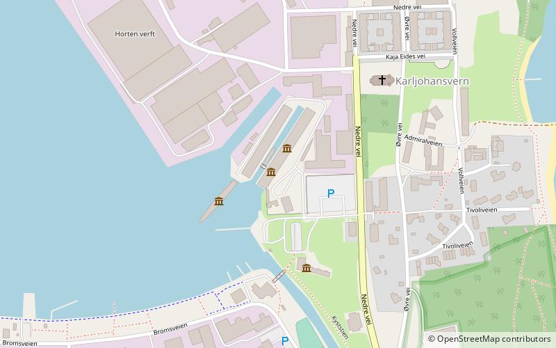 Marinemuseet location map