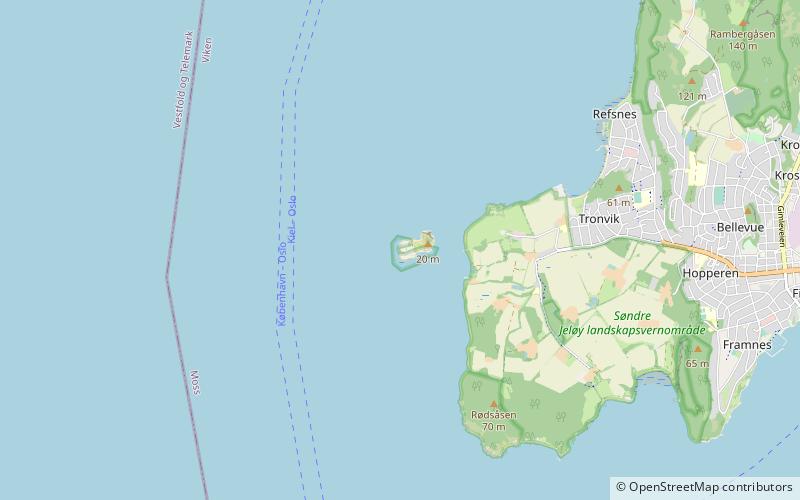 Gullholmen Lighthouse location map