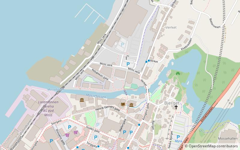 Verket Scene location map