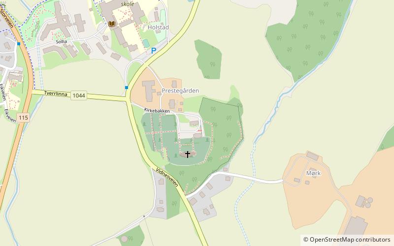 Skiptvet Church location map