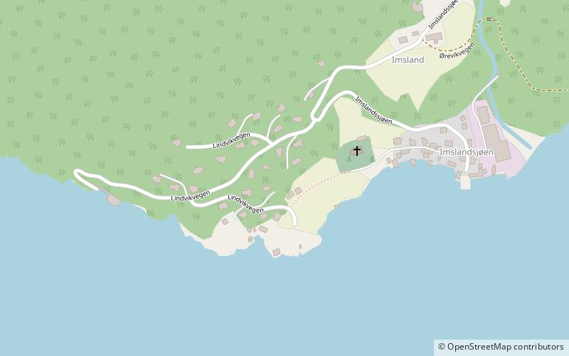 Imsland Church location map