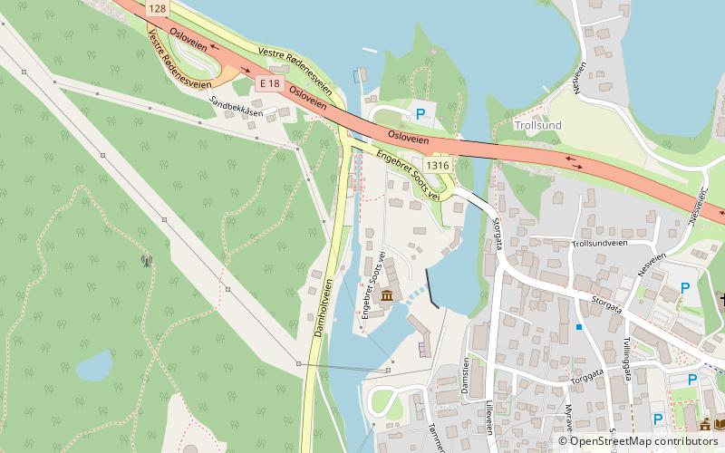 Ørje Fortress location map