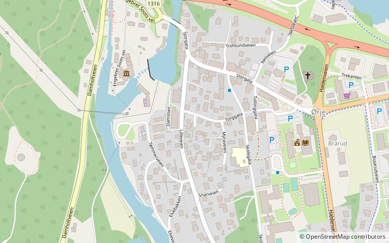 Halden Canal location map