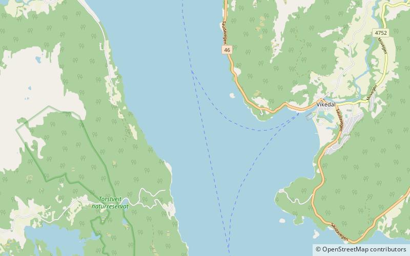 Sandeidfjorden location map