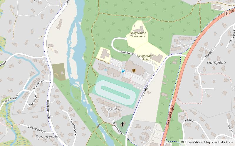 Hovden Badeland location map