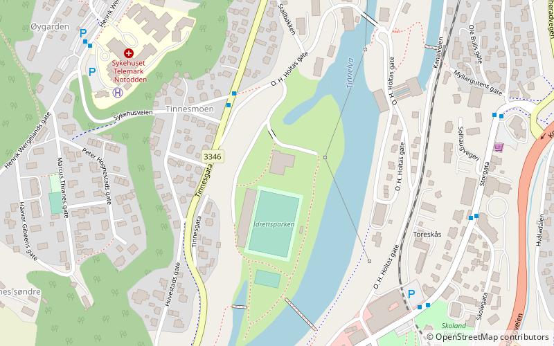 Idrettsparken location map