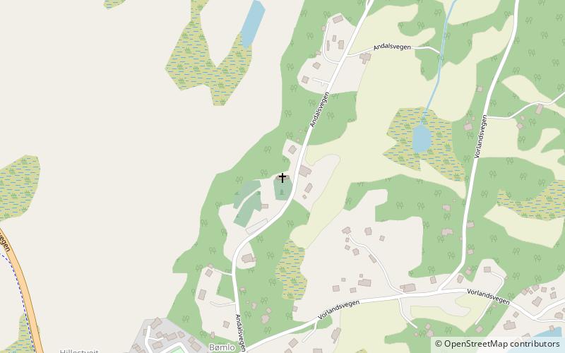 Old Bømlo Church location map