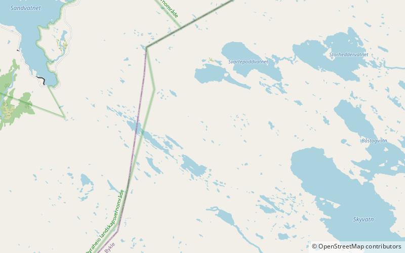 skyvassnuten location map
