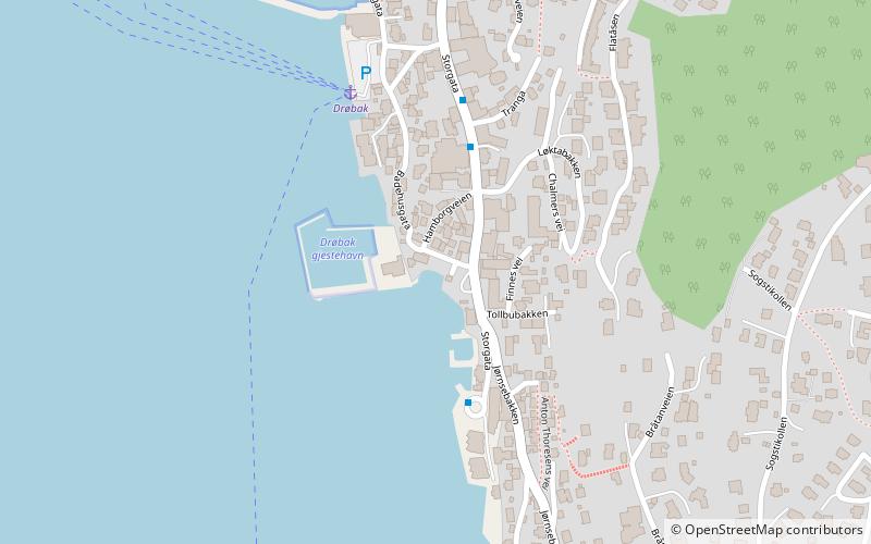 glennestranda drobak location map