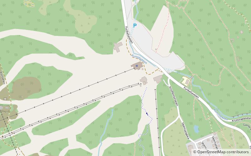 Kongsberg Skisenter location map