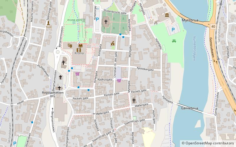 nytorget kongsberg location map