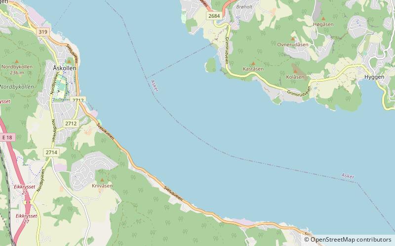 Fiordo de Drammen location map