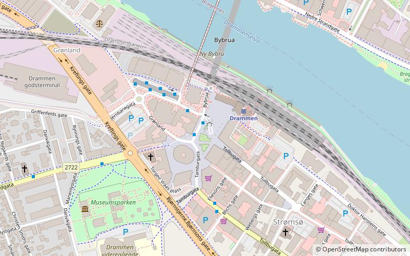 stromso torg drammen location map