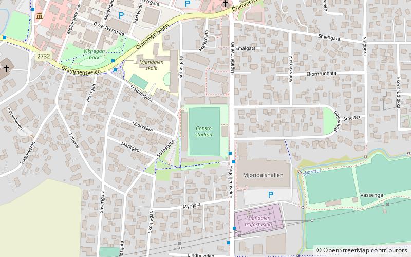 Isachsen Stadion location map