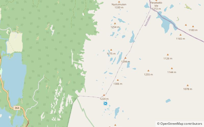Bletoppen location map