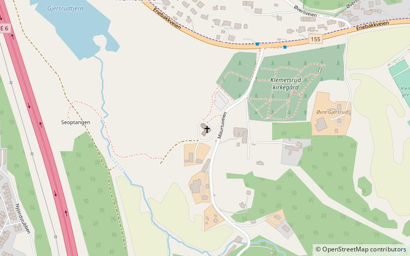 Klemetsrud Church location map