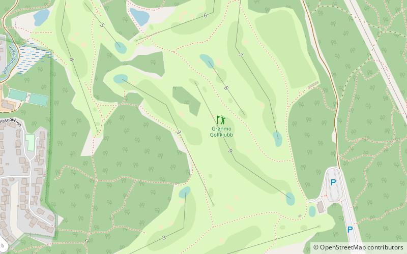 Grønmo Golfklubb location map