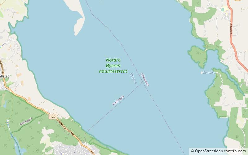 Øyeren location map