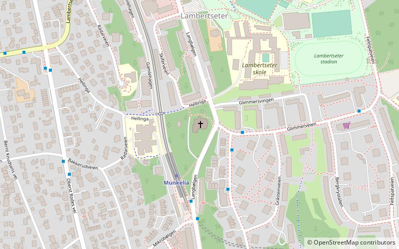 Lambertseter kirke location map