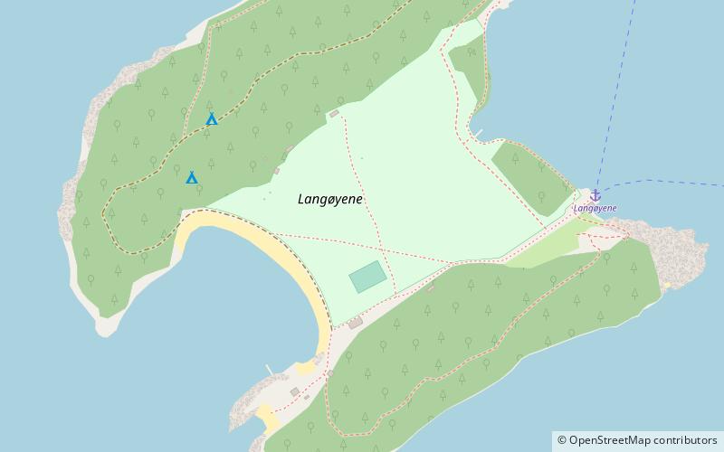 Langøyene location map