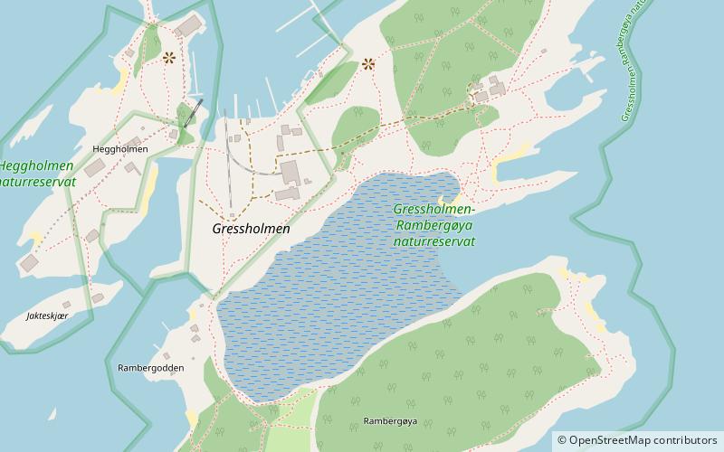 Gressholmen location map