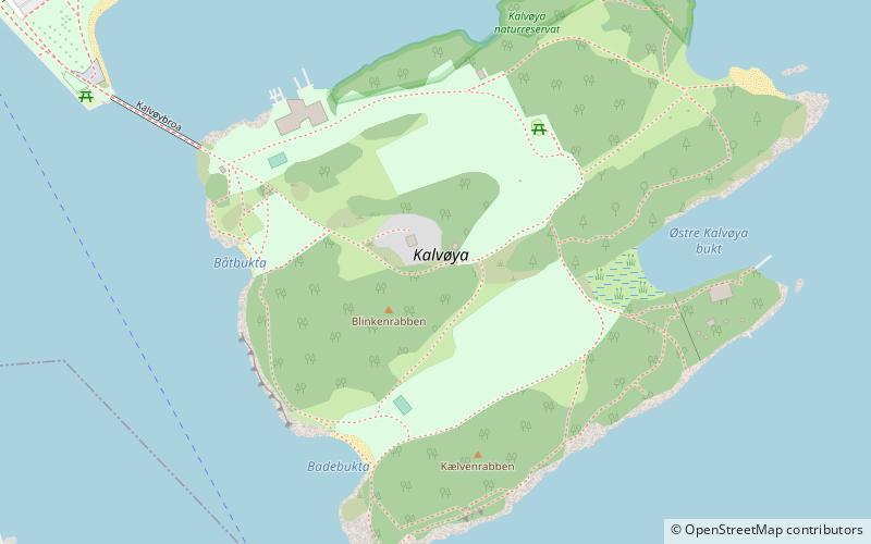 Kalvøya location map