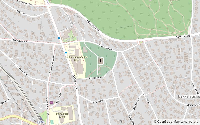 Bekkelaget kirke location map