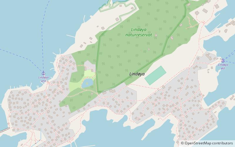 Lindøya location map
