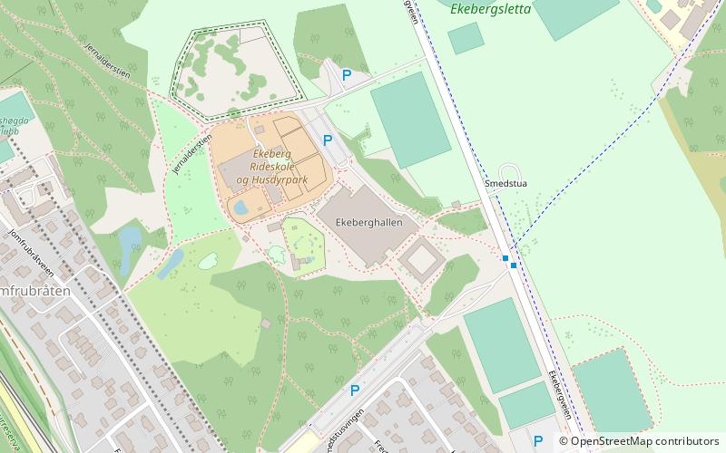 Ekeberghallen location map