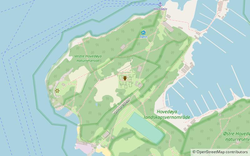 Hovedøya Abbey location map