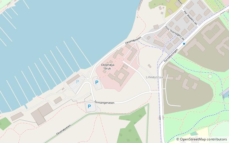 Oksenøen location map